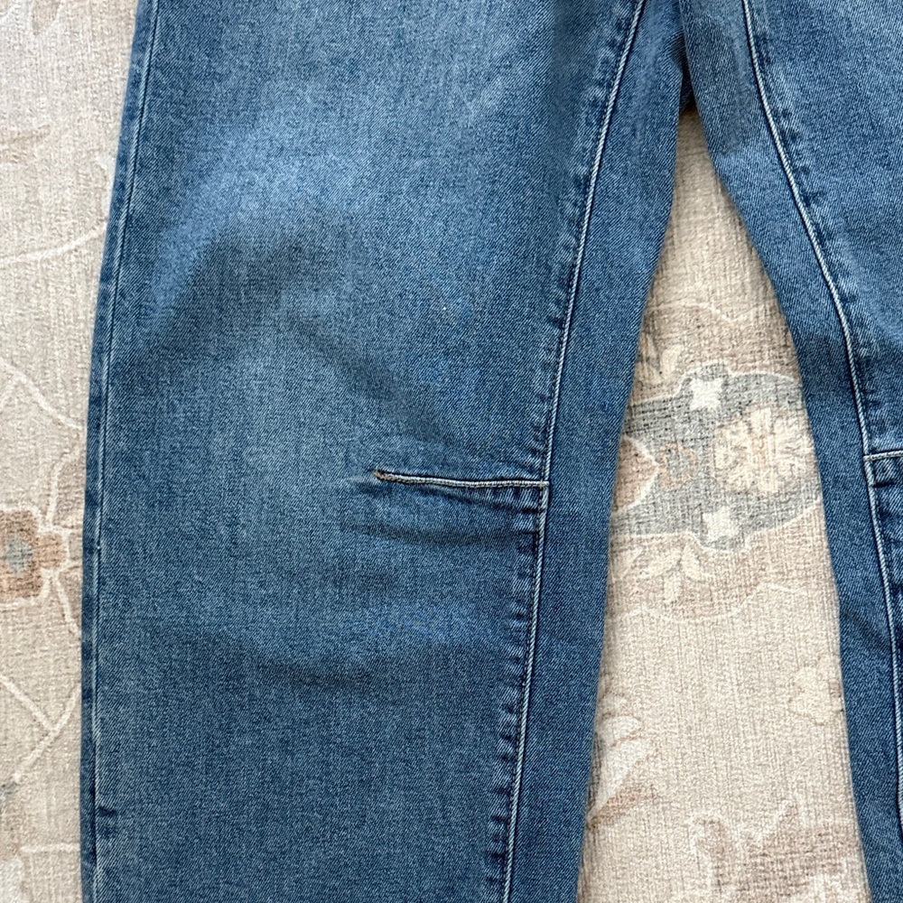 Dear John Barrel Style Blue Jeans sz 28 - Picture 3 of 6